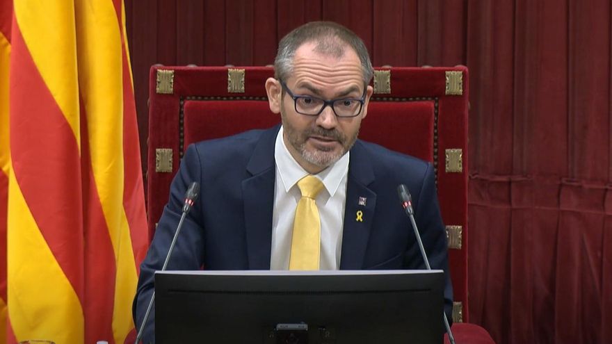 Archivo - El vivepresidente primero del Parlament, Josep Costa.