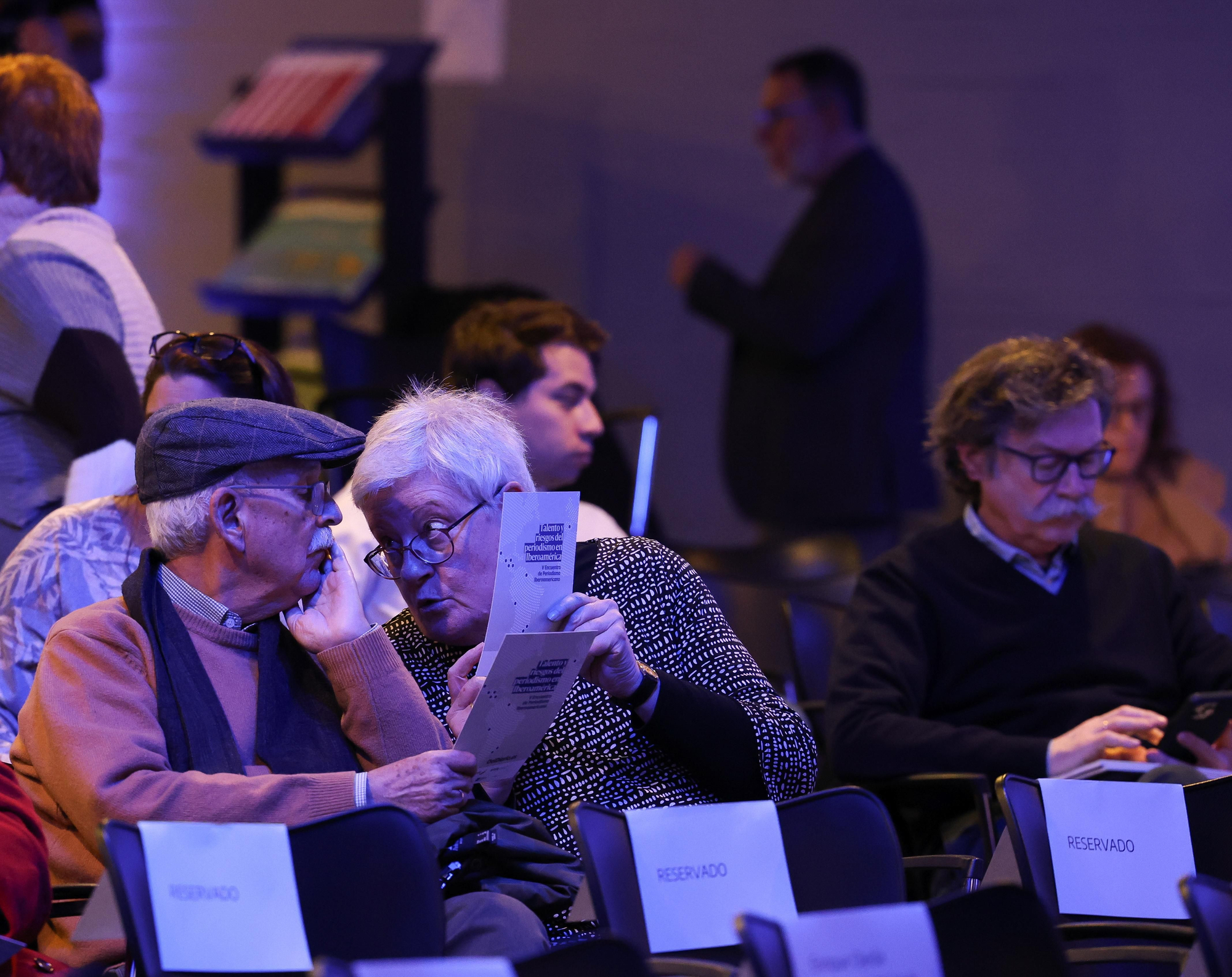 Asistentes al V Encuentro de Periodismo Iberoamericano de elDiario.es