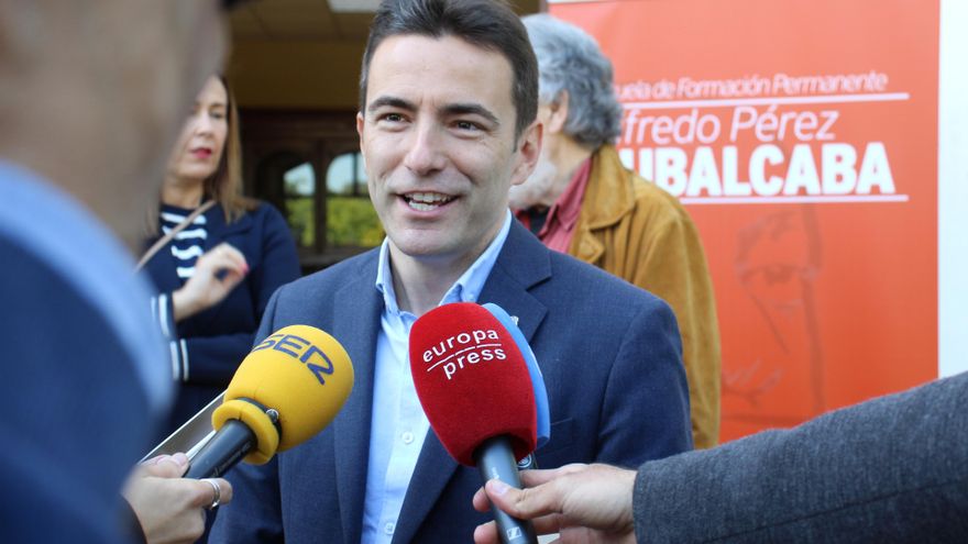 El secretario general del PSOE de Cantabria, Pedro Casares.