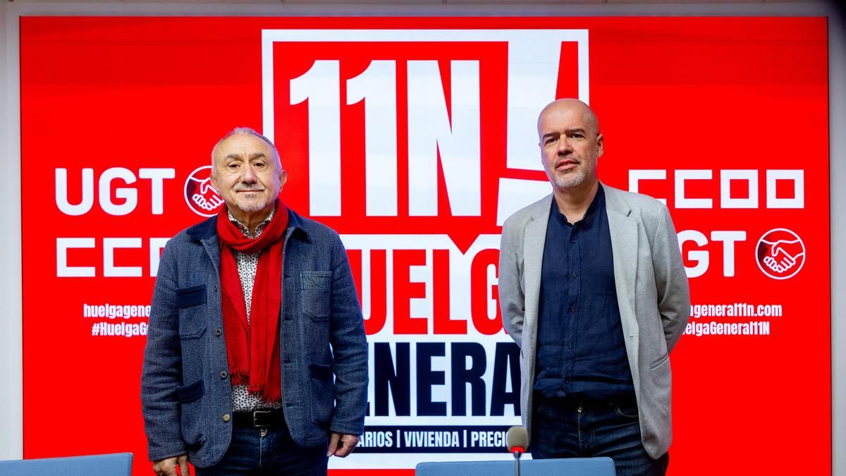 UGT y CCOO llaman a los canarios a secundar la huelga general para reclamar vivienda asequible y mejores salarios