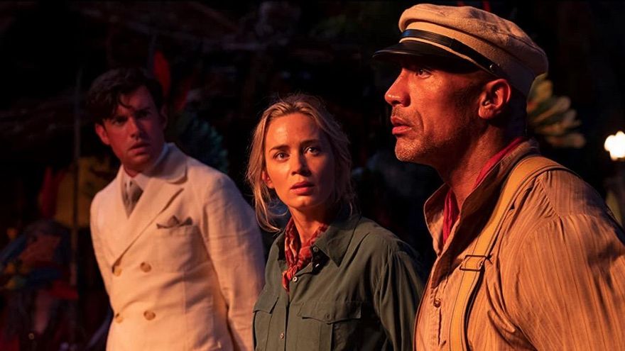 Jack Whitehall, Emily Blunt y Dwayne Johnson