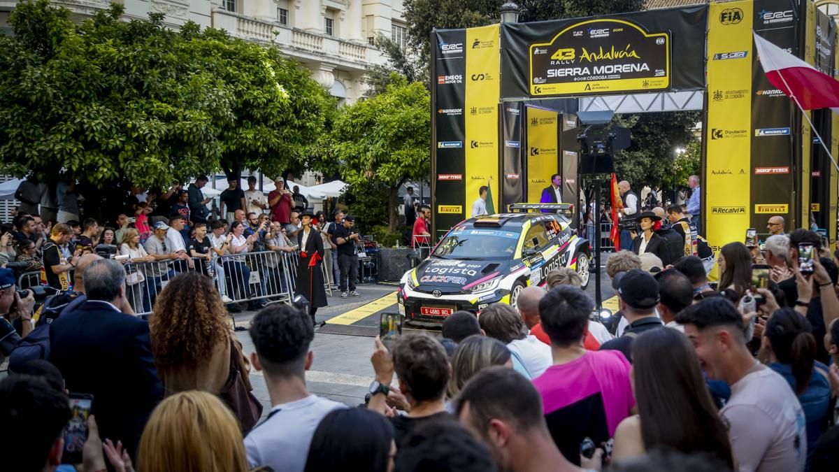 Ceremonia de salida del Rally Sierra Morena 2026