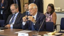 El ministro español en funciones de Asuntos Exteriores, Josep Borrell.