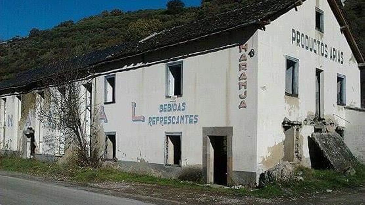 Ruinas de la fábrica Anaical en Rioscuro.