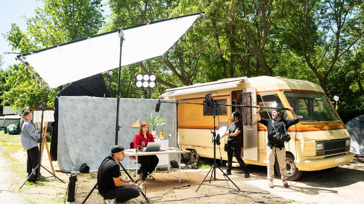 Elísabet Benavent, en el rodaje de 'Toda la verdad de mis mentiras'