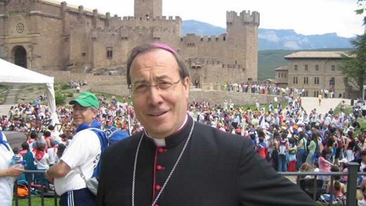 El obispo de Pamplona, Francisco Pérez.