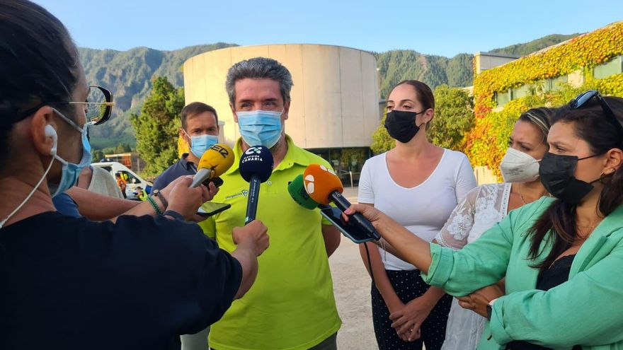Rafael García en la rueda de prensa ofrecida en la tarde de este martes.