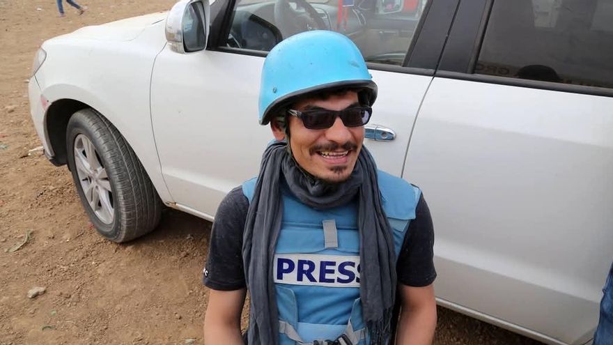 Monzer Al Sherifi, periodista independiente de Gaza.