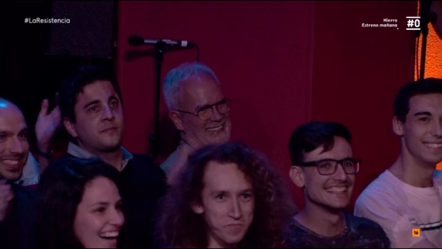 El padre de David Broncano, entre el público