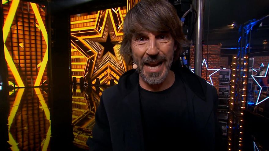 Santi Millán se desnudó en 'Got Talent' para imitar a los concursantes de 'Les Beaux Frères'