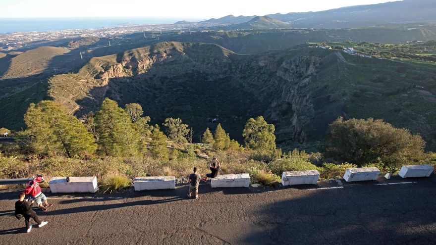 Caldera de Bandama, en Gran Canaria. (ALEJANDRO RAMOS)