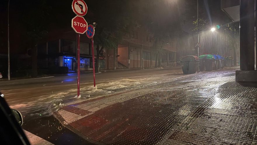 Las fuertes tormentas de la pasada noche dejan más de 110 incidentes en la provincia de Guadalajara