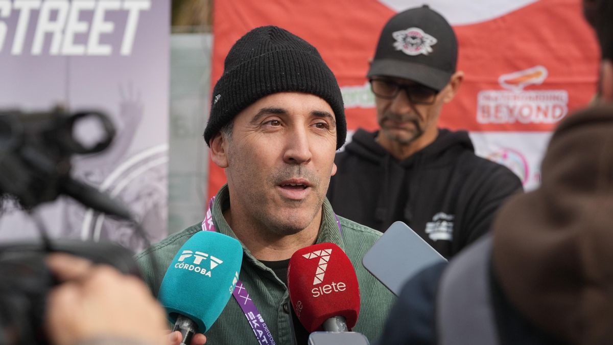 Jeffrey Luque, durante la primera jornada de la Iberdrola Skate Series 2025 en Córdoba