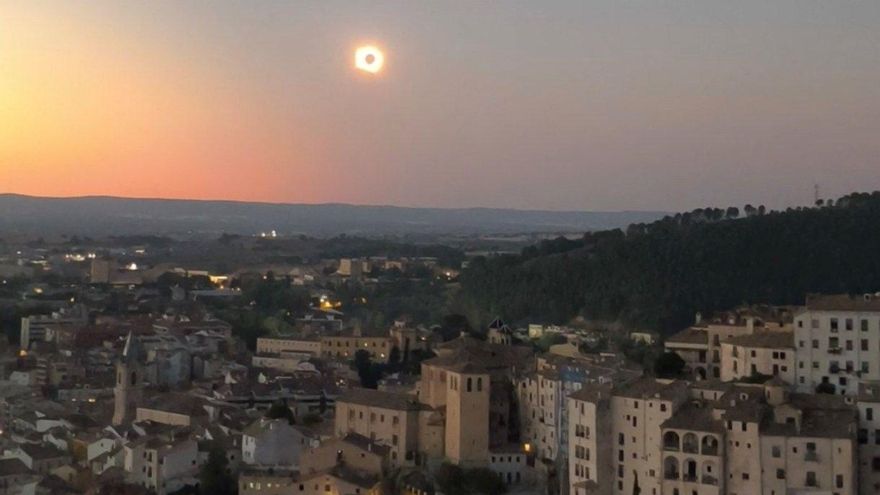 El eclipse en Cuencia