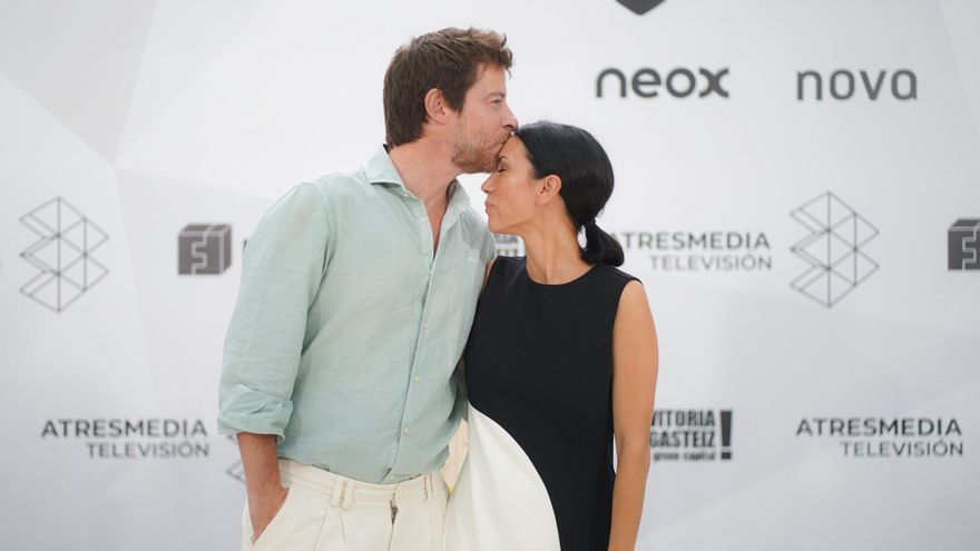 Manu Baqueiro e Itziar Miranda en la presentación de 'Amar' en el FesTVal