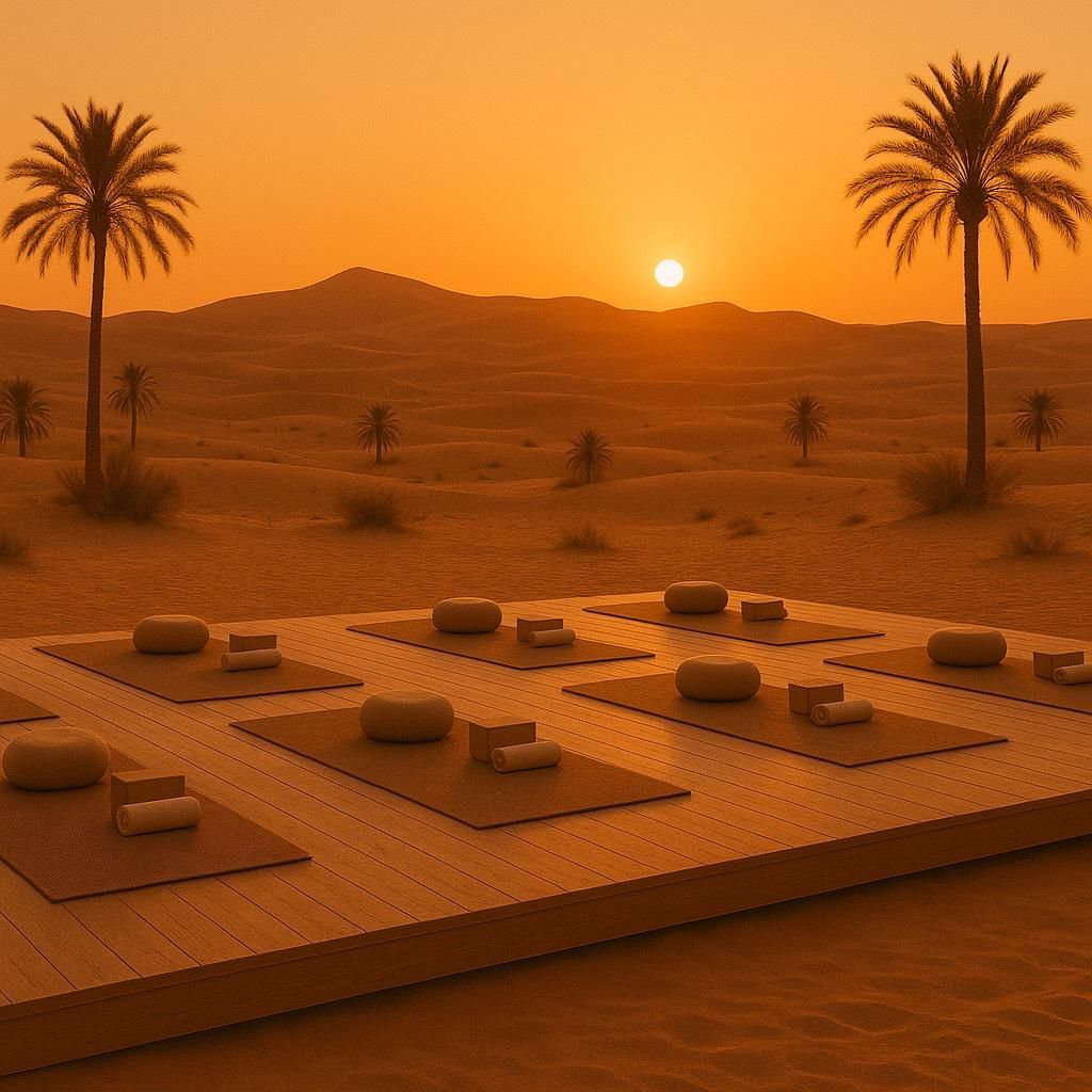 Recreación de las instalaciones en Dunes Resort.