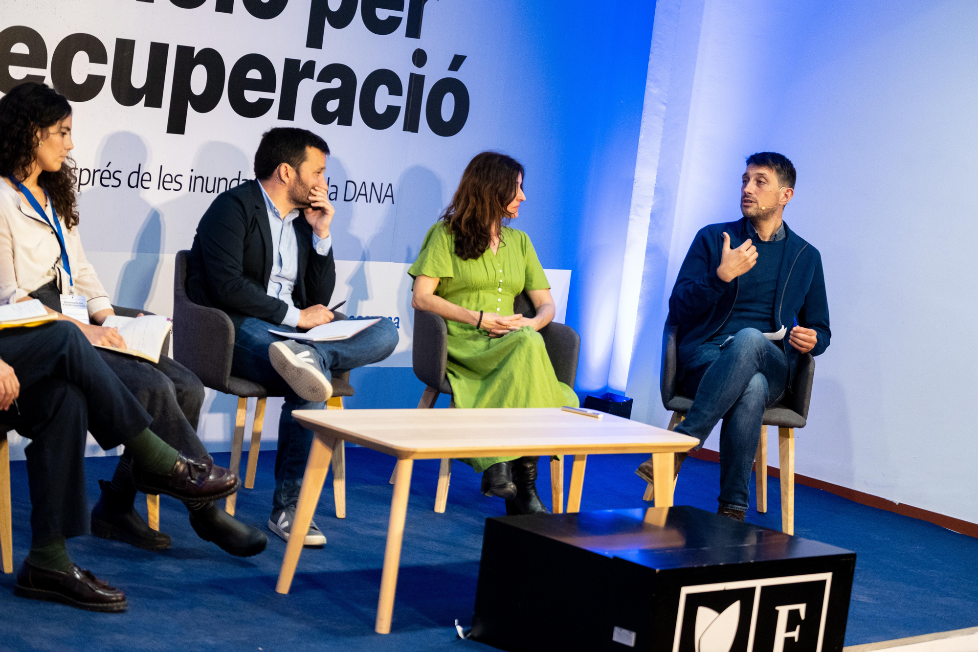Andrea Ariza, Vicent Marzà, Marta García Chico y Joan Angel Conca.