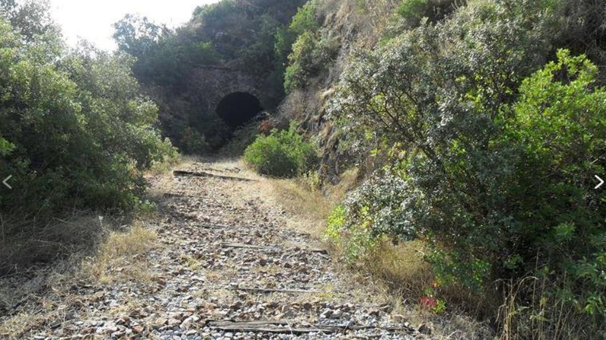 Túnel del Cerro Don Pedro donde se estrelló en 1920 un tren de Cerro Muriano que provocó la muerte de 10 personas