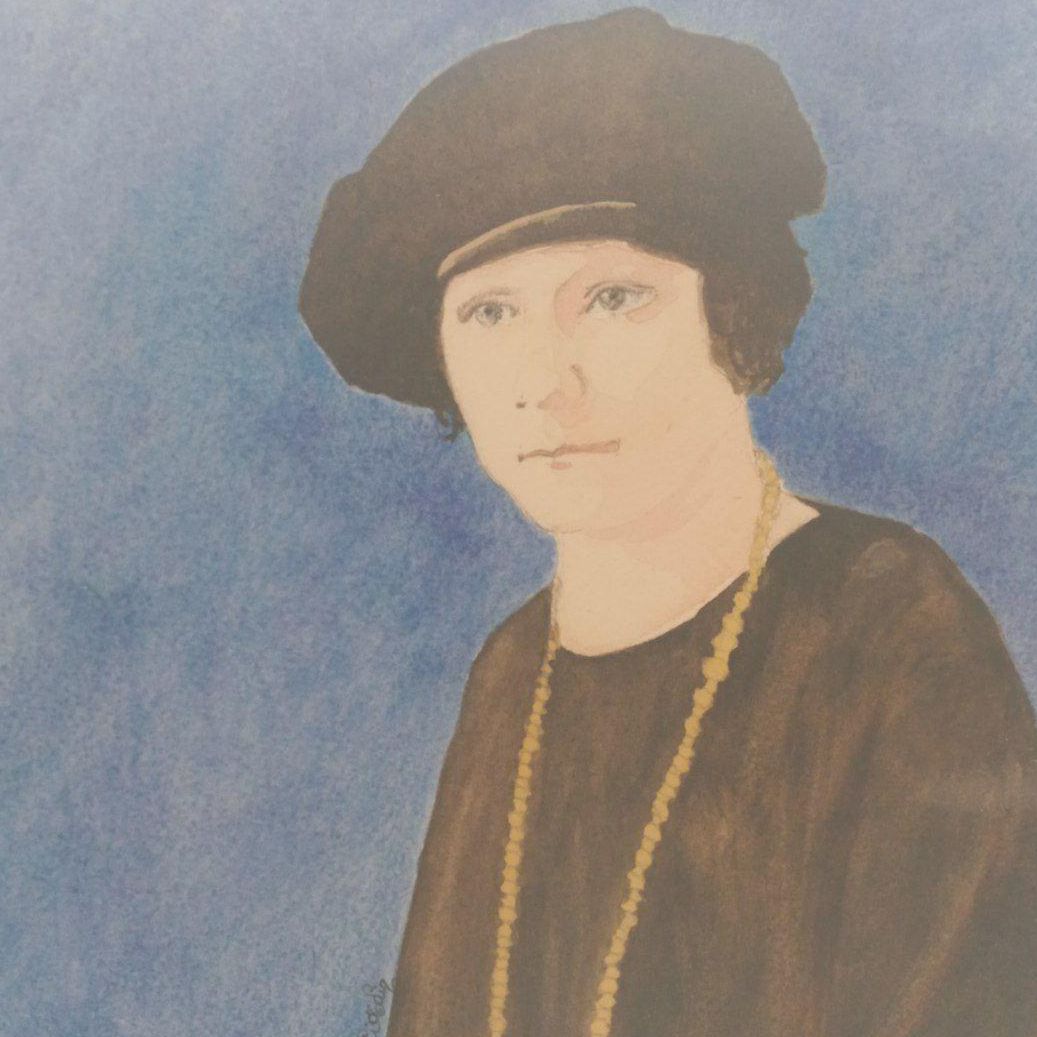 Acuarela de María de Maeztu