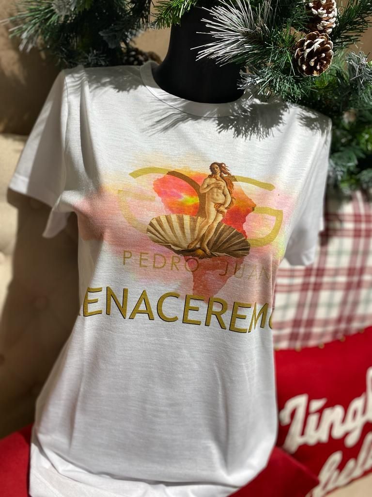 Camisetas con el lema 'Renaceremos'.