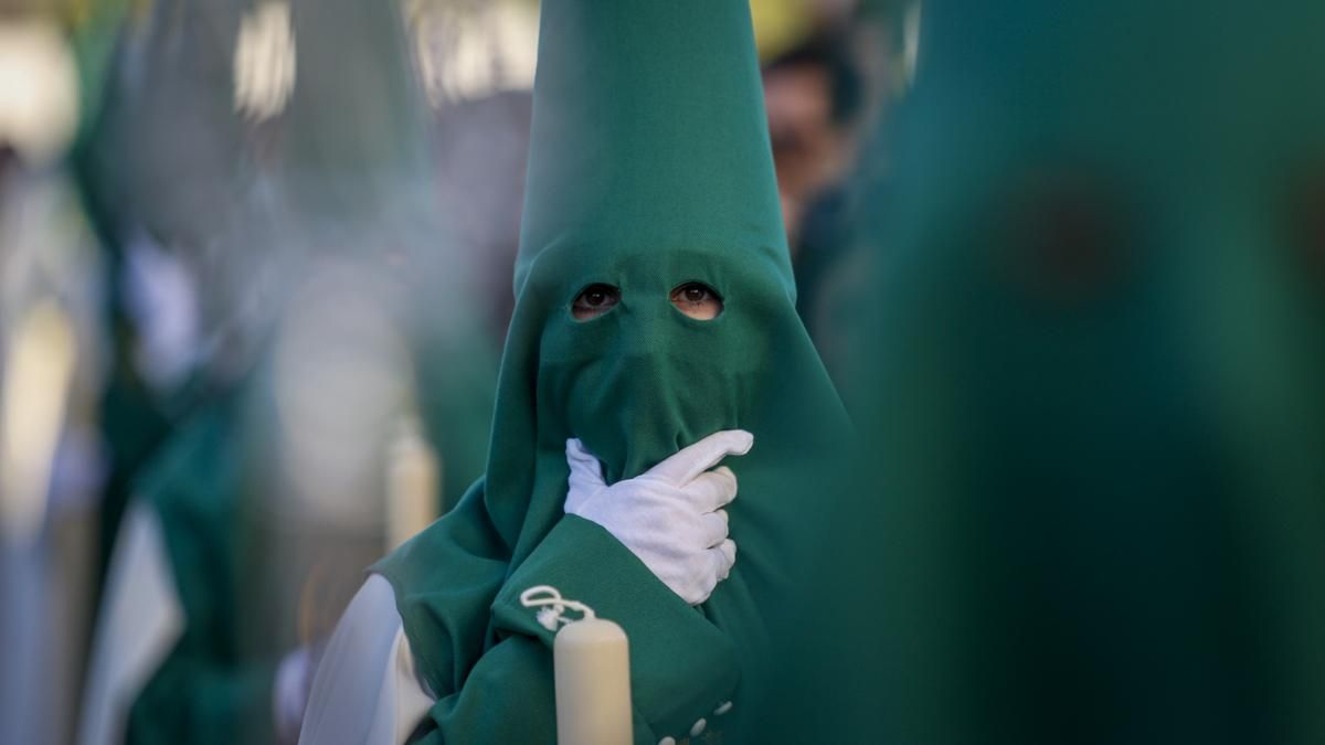 Salida procesional de la Hermandad de La O, en imágenes