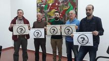 Representantes de las cinco entidades que recurrirán el proyecto ante los tribunales