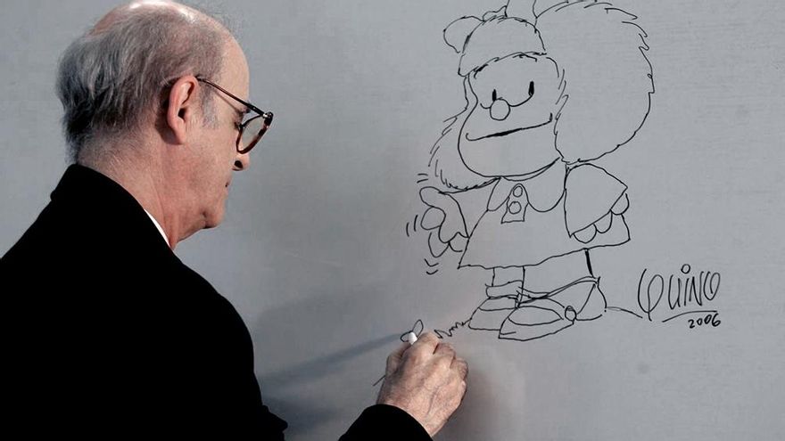 Un año sin Quino, el papá de la entrañable Mafalda