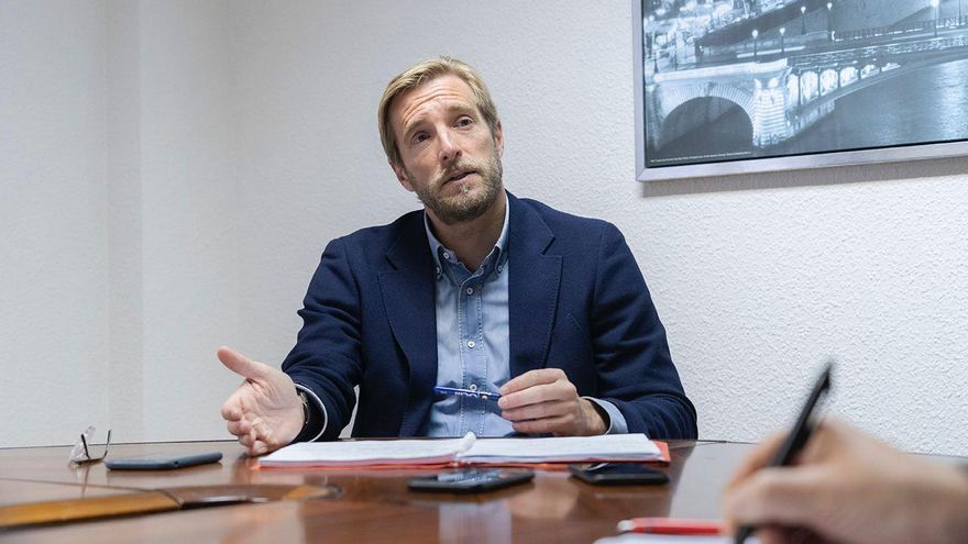 Felipe Piña, durante su entrevista con elDiario.es.