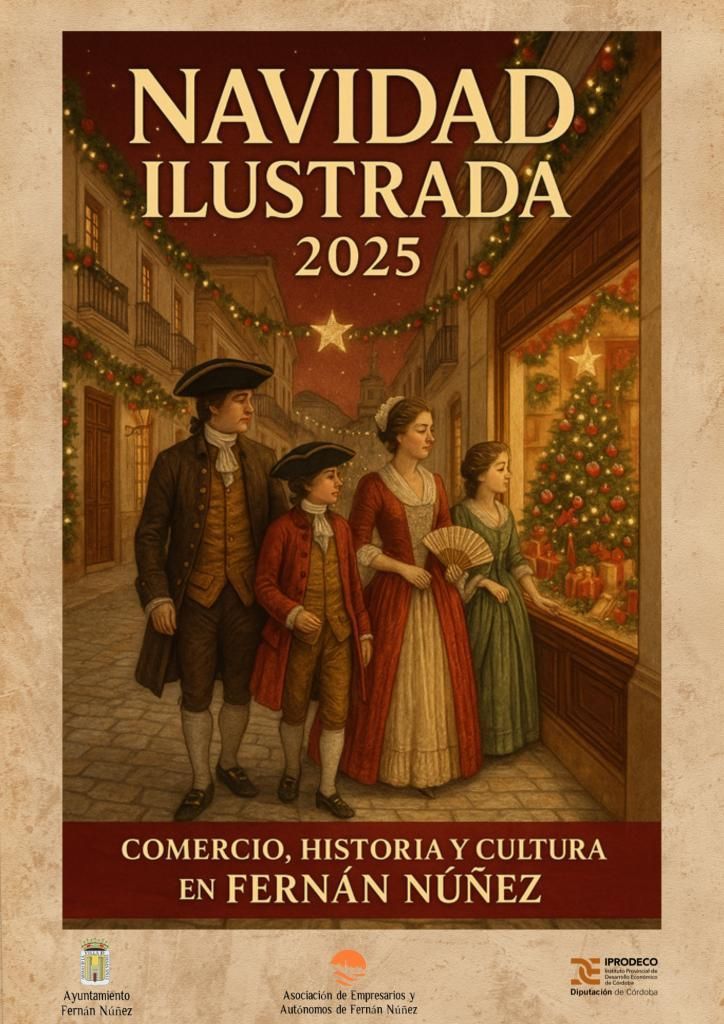 Cartel de Navidad Ilustrada