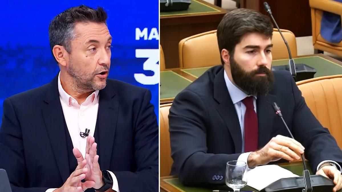 Javier Ruiz contesta a la "provocación" de Vox contra RTVE: "Una amenaza a los que no cantamos el 'Cara al Sol'"