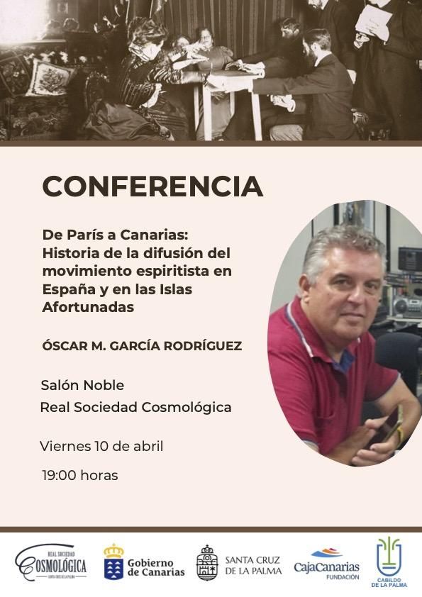 Cartel de la conferencia.