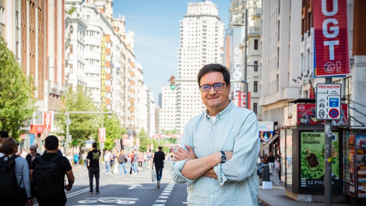 El ministro de Transformación Digital y líder del PSOE de Madrid, Óscar López, tras su entrevista en elDiario.es