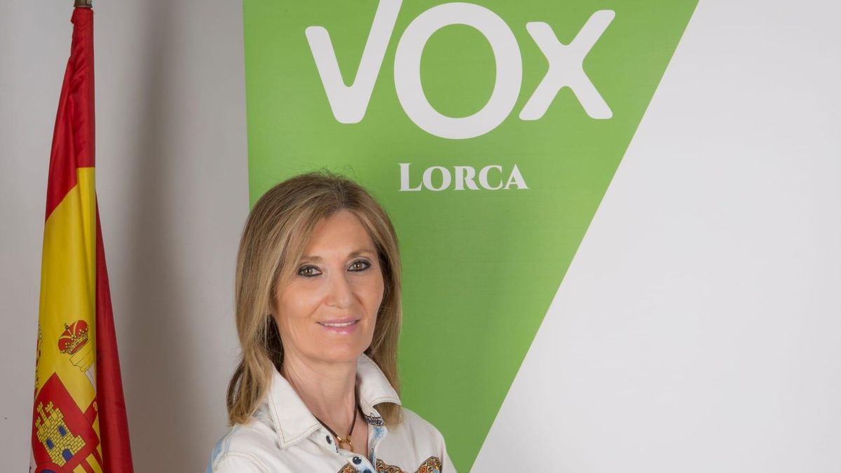 Carmen Menduiña (Vox), primera teniente de alcalde de Lorca y secretaria y tesorera de Vox Murcia