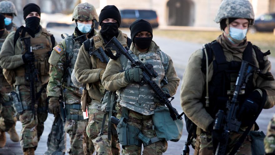 Asunción de Biden: El FBI investiga a la Guardia Nacional desplegada en Washington