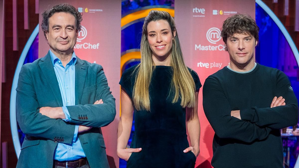 Pepe Rodríguez, Marta Sanahuja y Jordi Cruz, en la presentación de 'MasterChef 14'