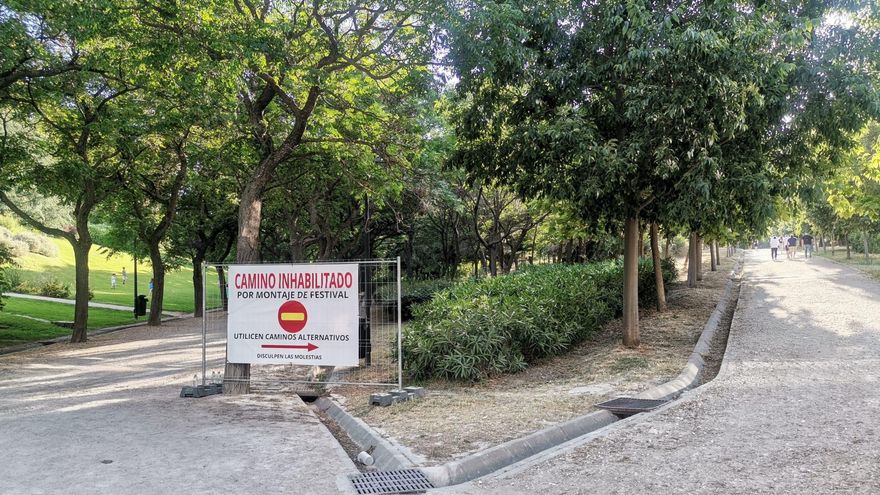 Almeida convierte en un “eventódromo” un parque público de Madrid y lo alquila para festivales a pesar de las quejas vecinales