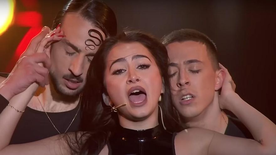 Fusa Nocta, en su actuación en el Benidorm Fest 2023