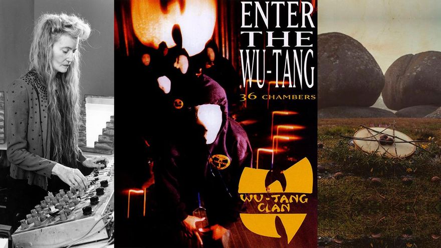 Maryanne Amacher, compositora electrónica estadounidense, portada del primer disco de Wu-Tang Clan "Enter the Wu-Tang" y portada del grupo gallego Moura