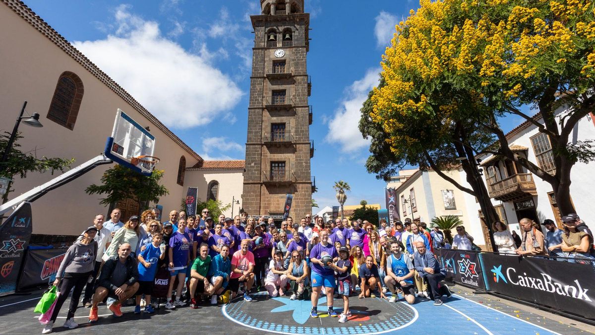 La Laguna, epicentro del baloncesto urbano con el Circuito 3x3 CaixaBank