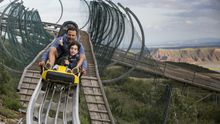 Atracción de bobsleigh, en Sendaviva