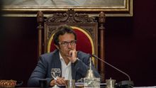 El alcalde de Cádiz, durante un Pleno de la ciudad.