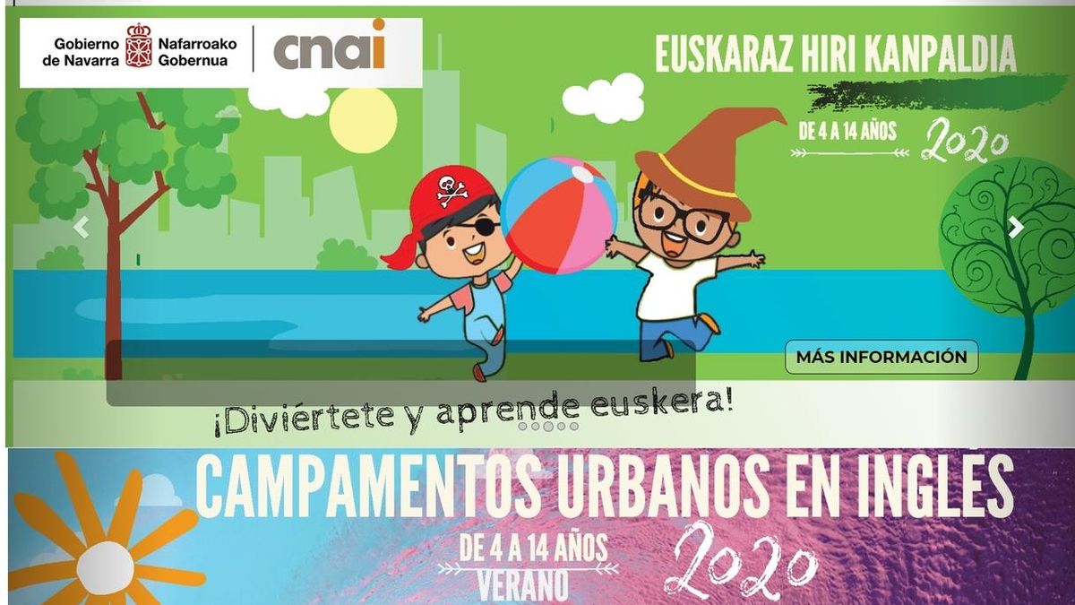 Educación y CNAI apuestan por la inmersión lingüística con campamentos urbanos durante el verano