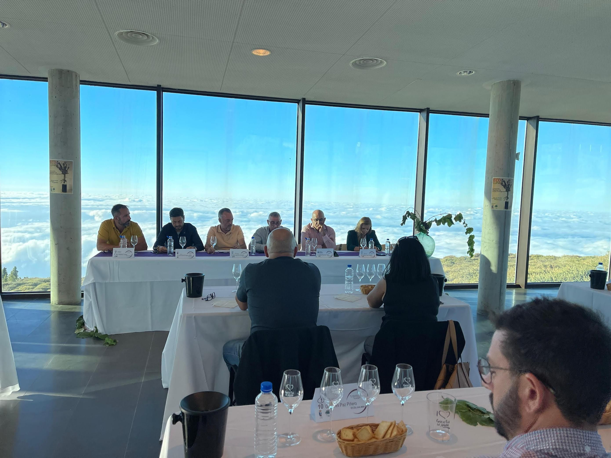 Celebración del Concurso Ecoluna en el Centro de Visitantes del Roque de Los Muchachos.