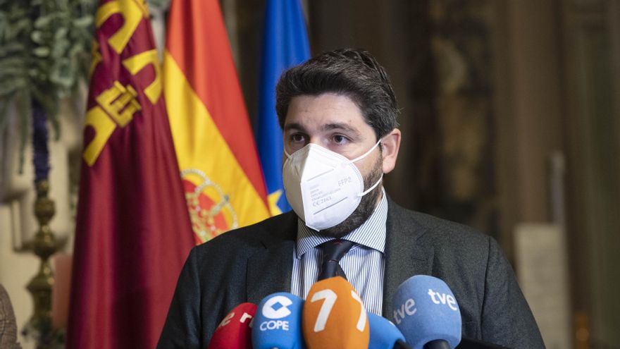 El presidente de la Comunidad, Fernando López Miras