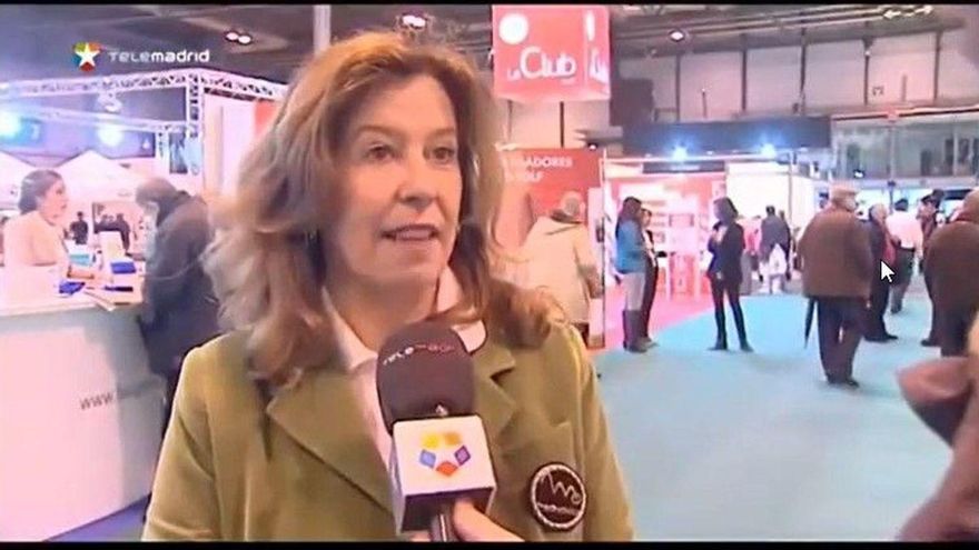 Imagen de archivo de Rocío Aguirre Gil de Biedman, durante una entrevista con Telemadrid