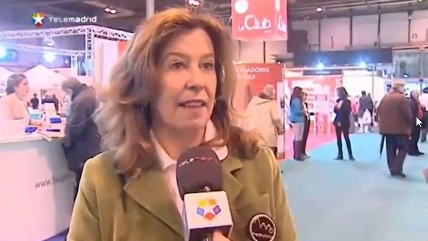 Imagen de archivo de Rocío Aguirre Gil de Biedman, durante una entrevista con Telemadrid
