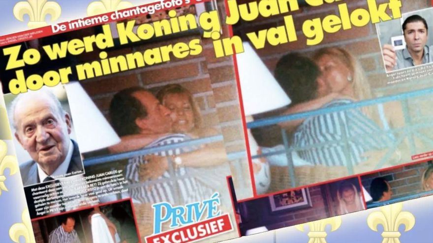 La prensa holandesa saca a la luz fotos del rey Juan Carlos besando a la actriz Bárbara Rey