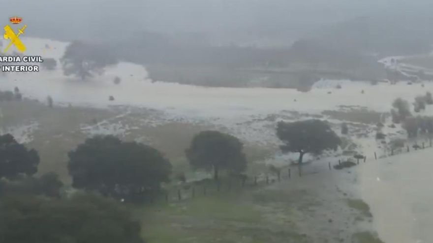 Imágenes de la sierra de Grazalema tras las lluvias ocasionadas por la borrasca Leonardo.