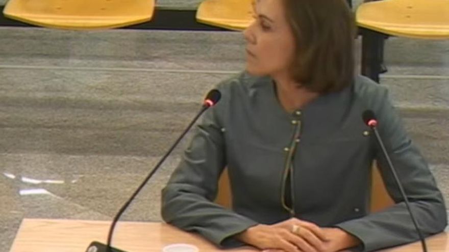 María Dolores de Cospedal en la Audiencia Nacional