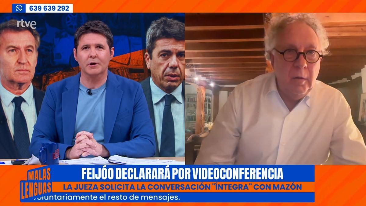 Ernesto Ekaizer vuelve a protestar en 'Malas lenguas' de RTVE por una interrupción: "No puedo intervenir así"